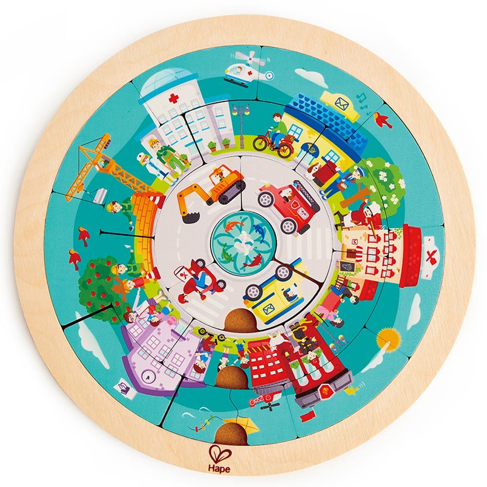 Hape - Jobs Roundabout Puzzle