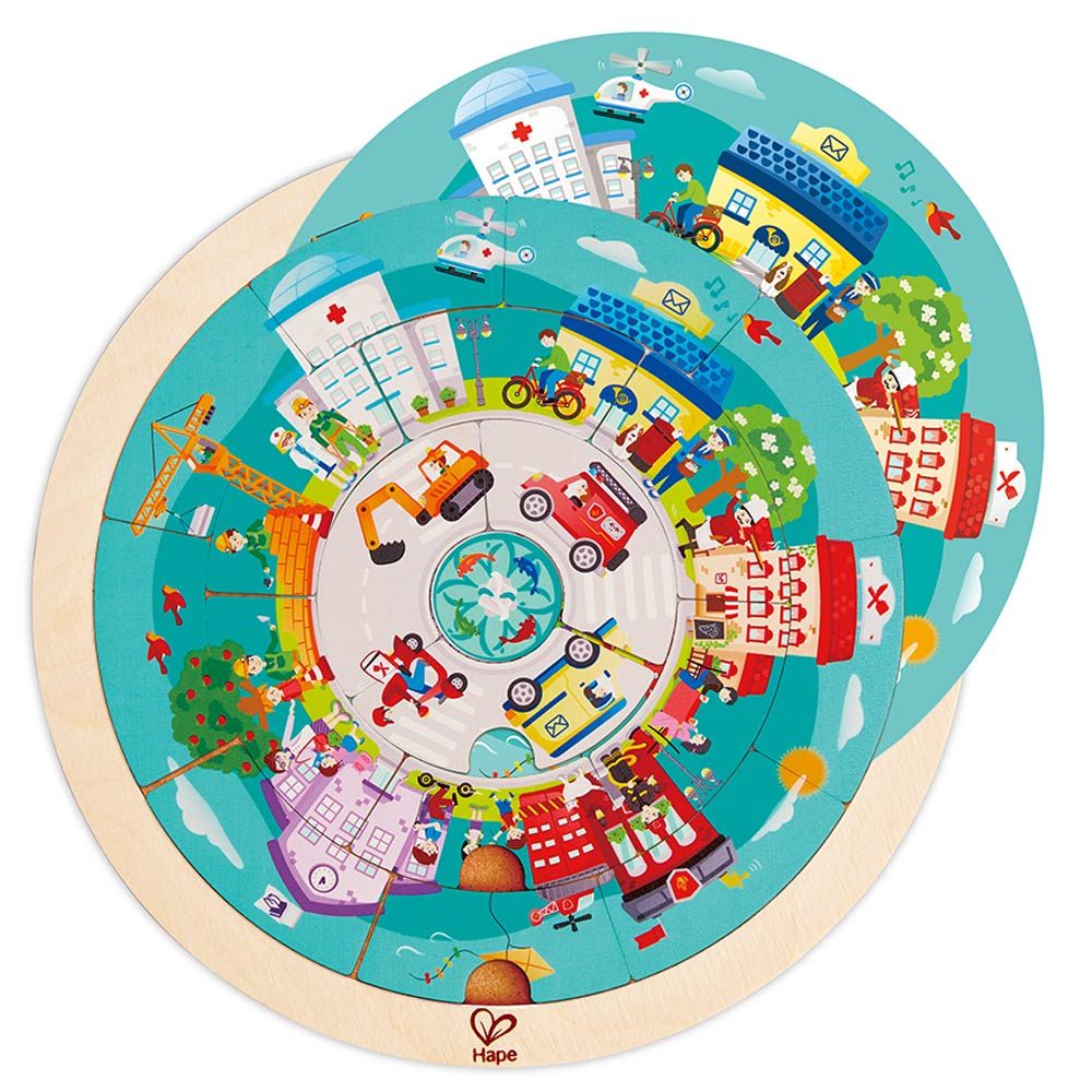 Hape - Jobs Roundabout Puzzle