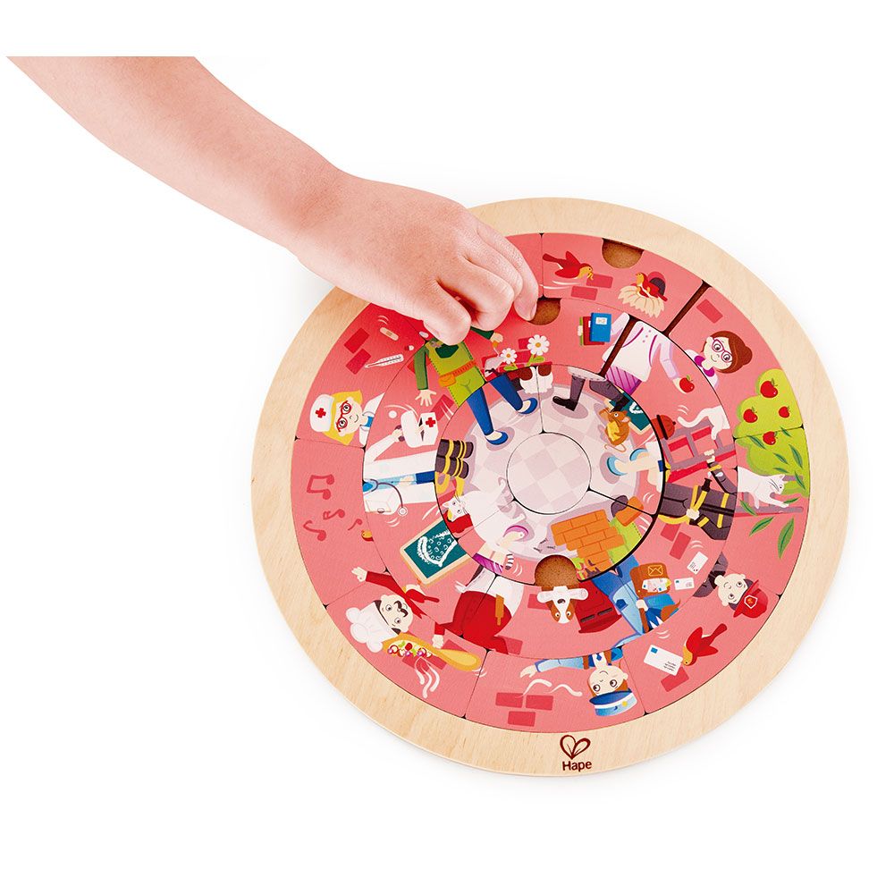 Hape - Jobs Roundabout Puzzle