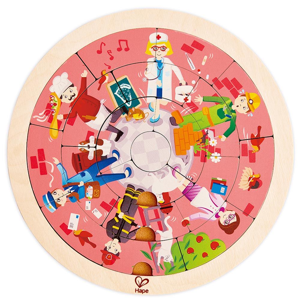 Hape - Jobs Roundabout Puzzle