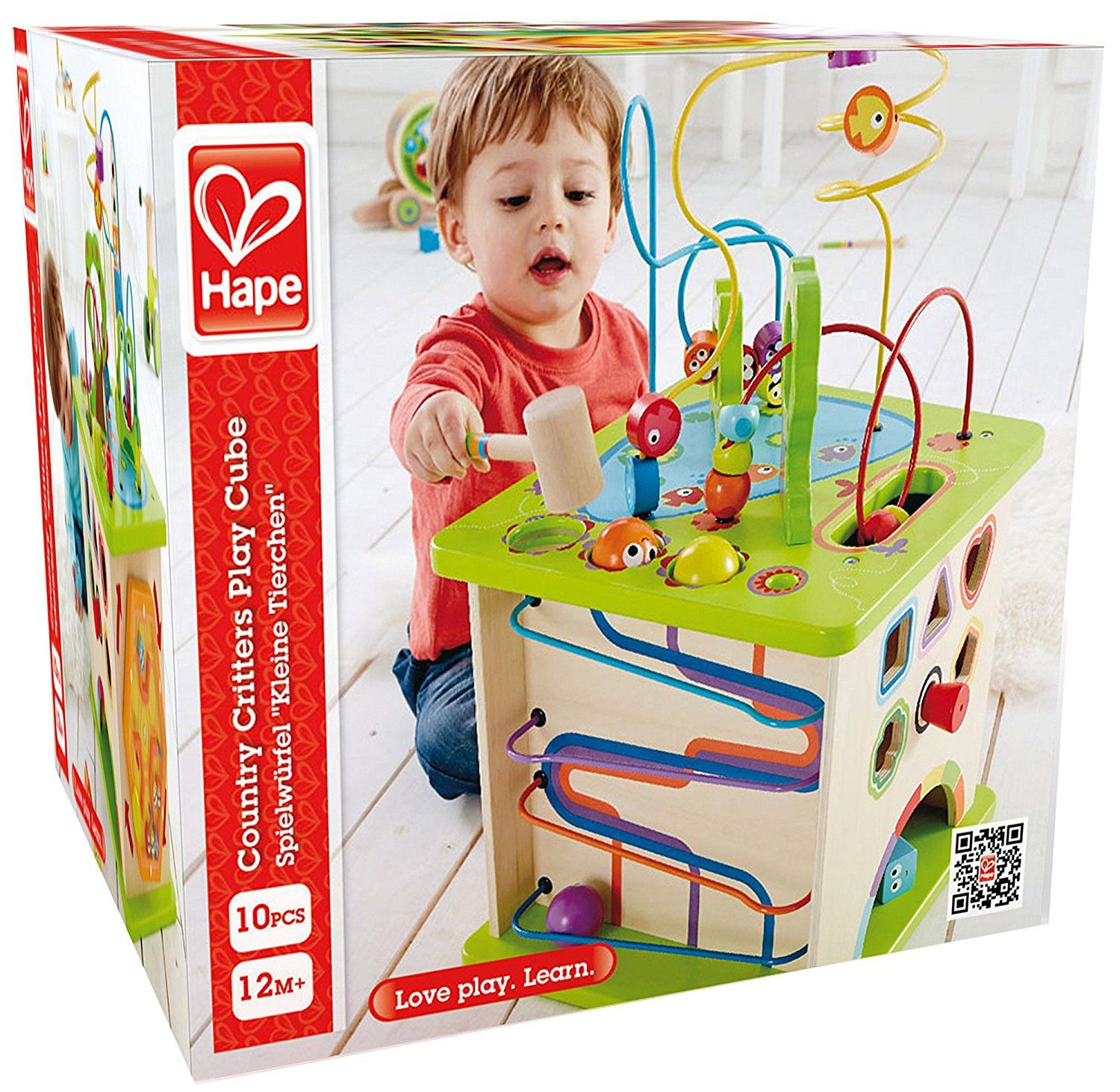 Hape - Country Critters Play Cube