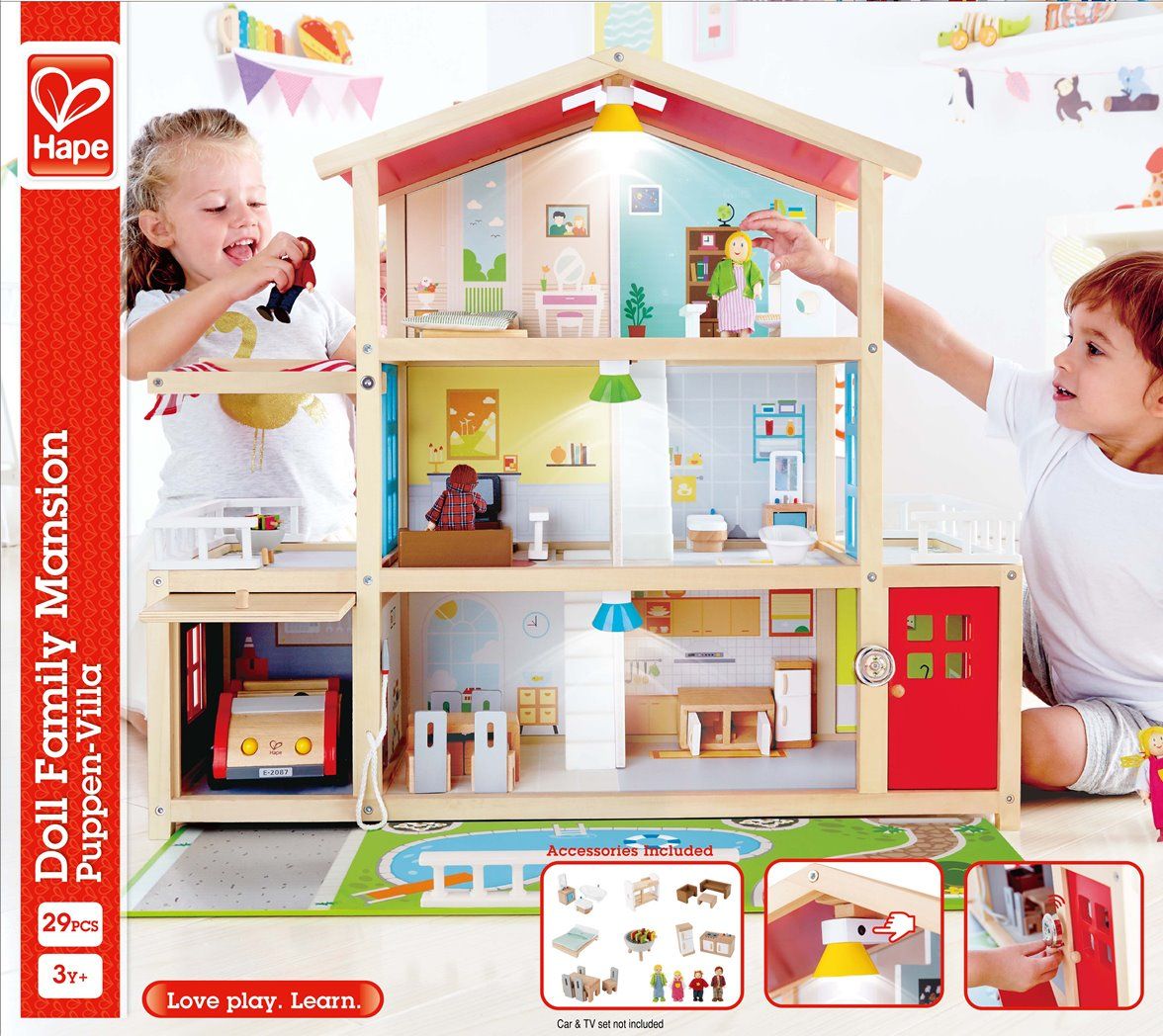 Hape - Doll Family Mansion - 29 pcs