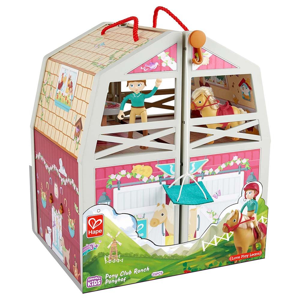 Hape - Pony Club Ranch Playset