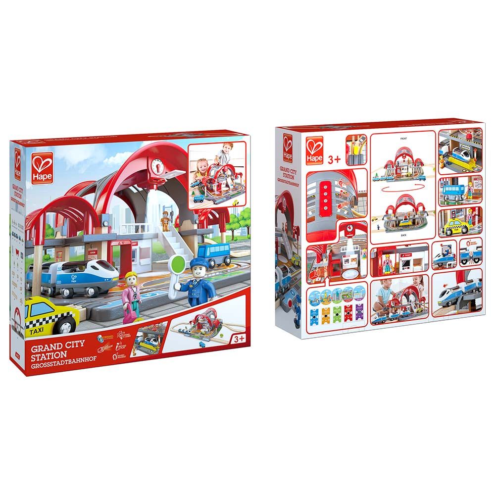 Hape Grand City Play Set with Sound & Lights