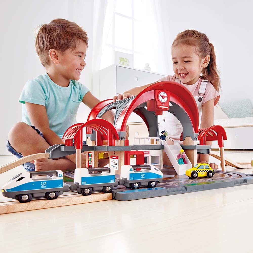 Hape Grand City Play Set with Sound & Lights