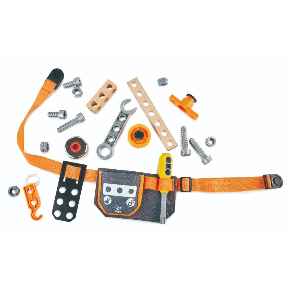 Hape - Junior Inventor Scientific Tool Belt Set - 19pcs