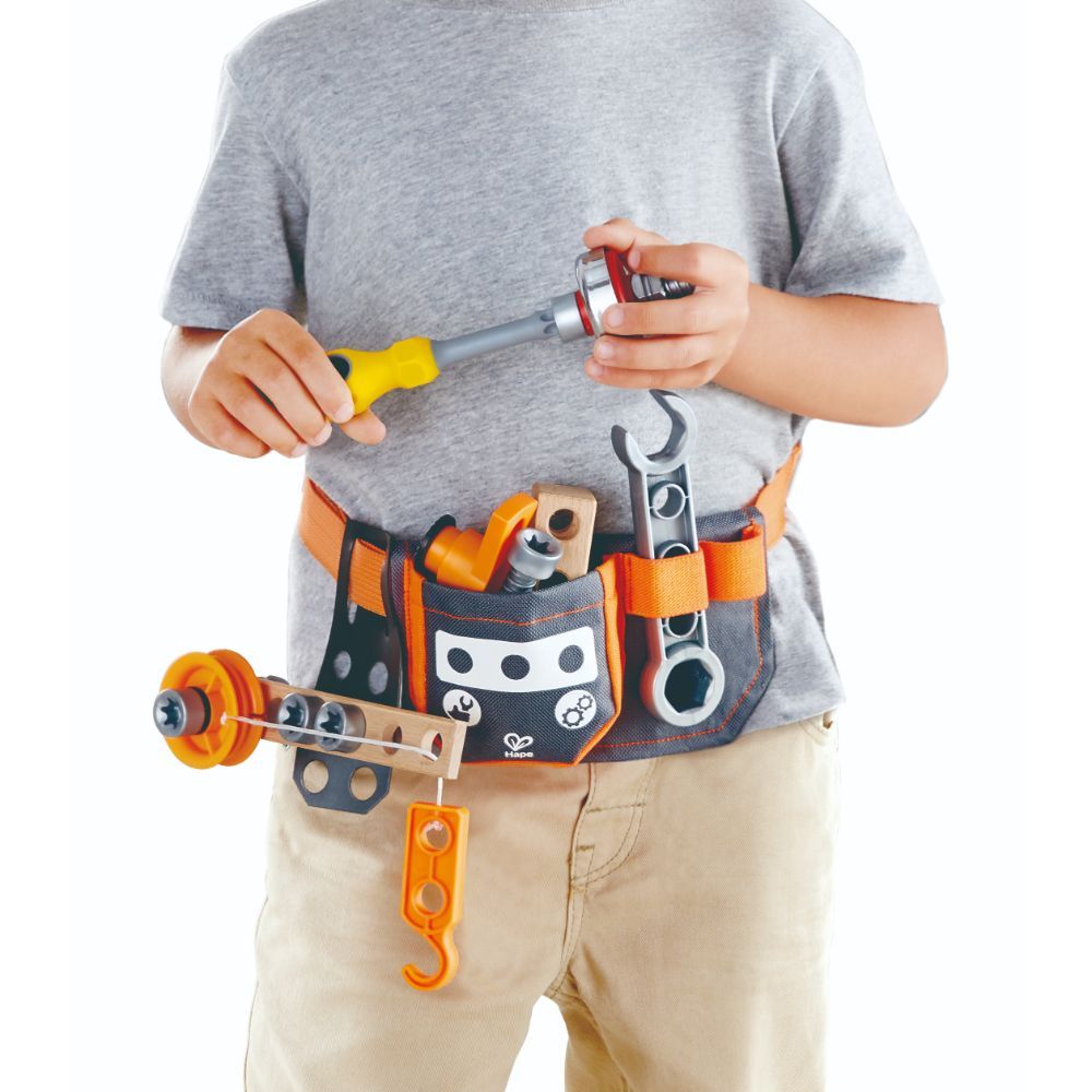 Hape - Junior Inventor Scientific Tool Belt Set - 19pcs