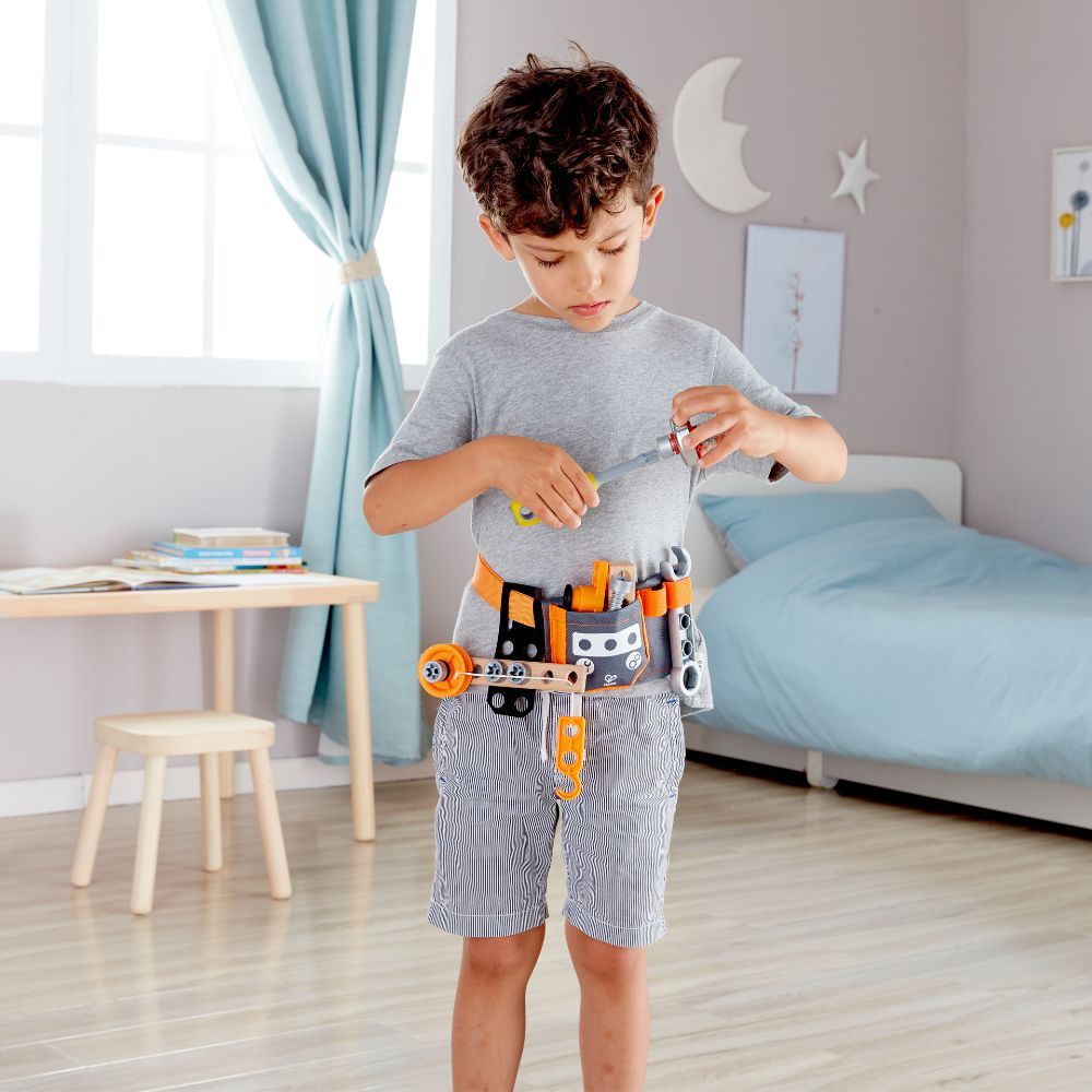 Hape - Junior Inventor Scientific Tool Belt Set - 19pcs