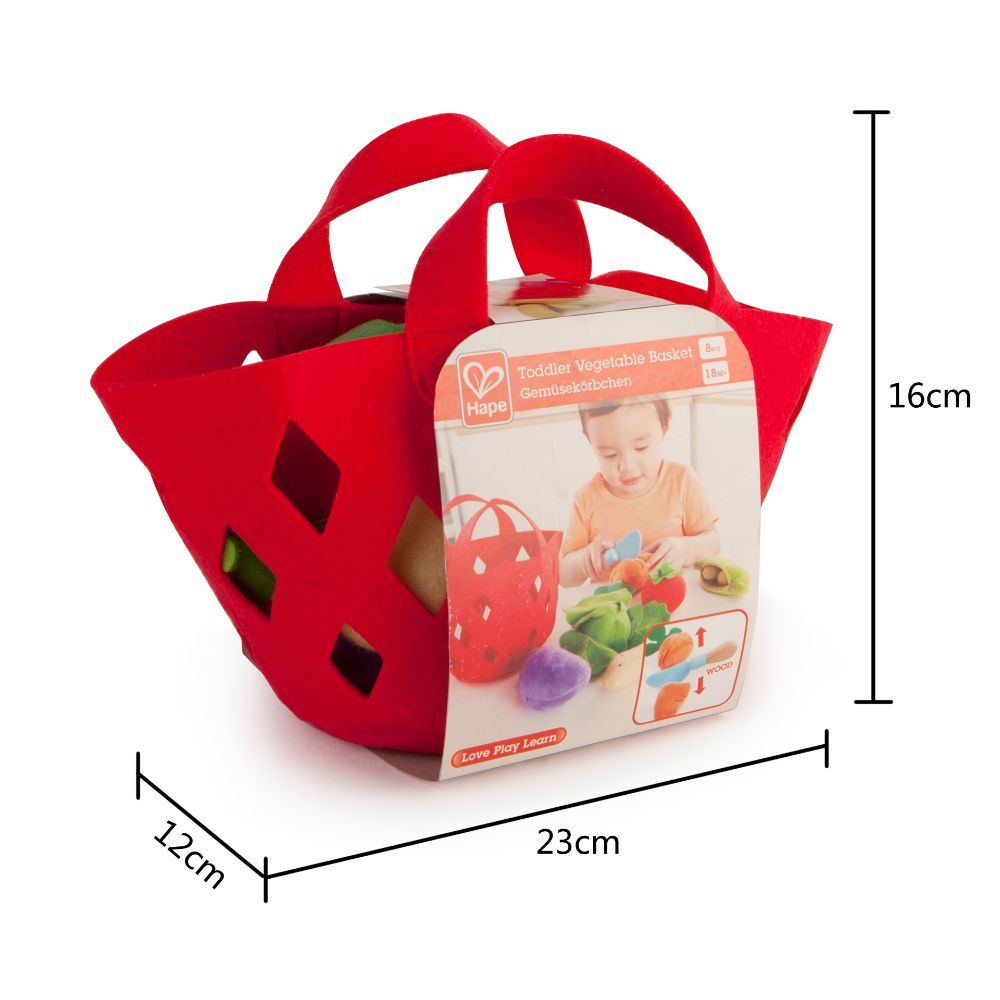 Hape - Toddler Vegetable Basket