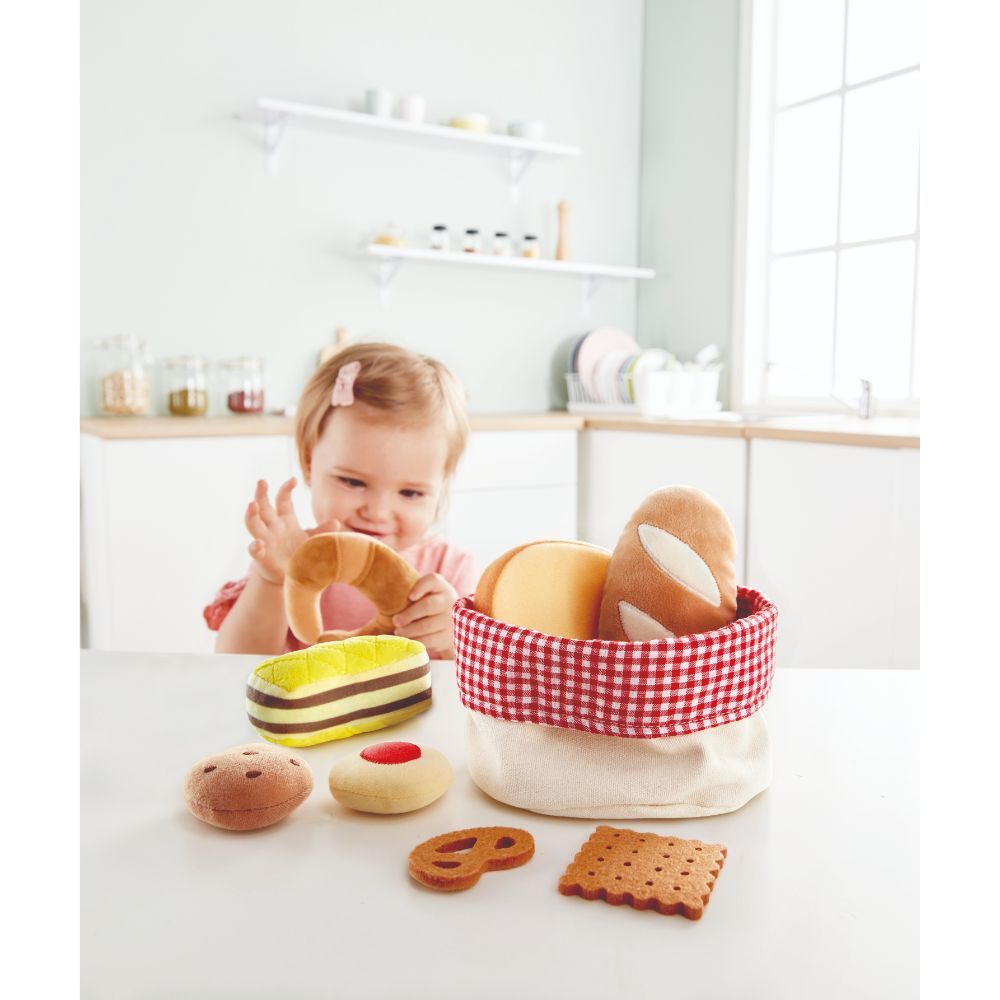 Hape - Toddler Bread Basket - Food Playset