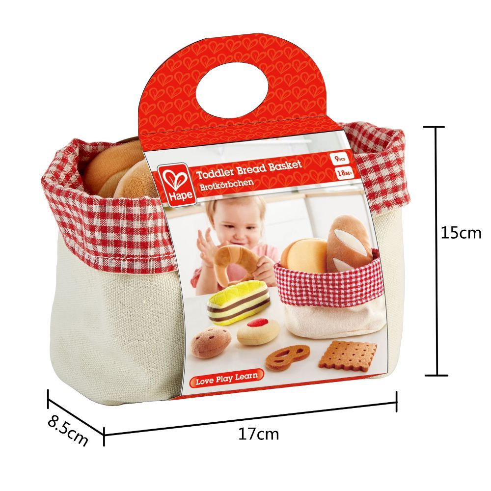 Hape - Toddler Bread Basket - Food Playset