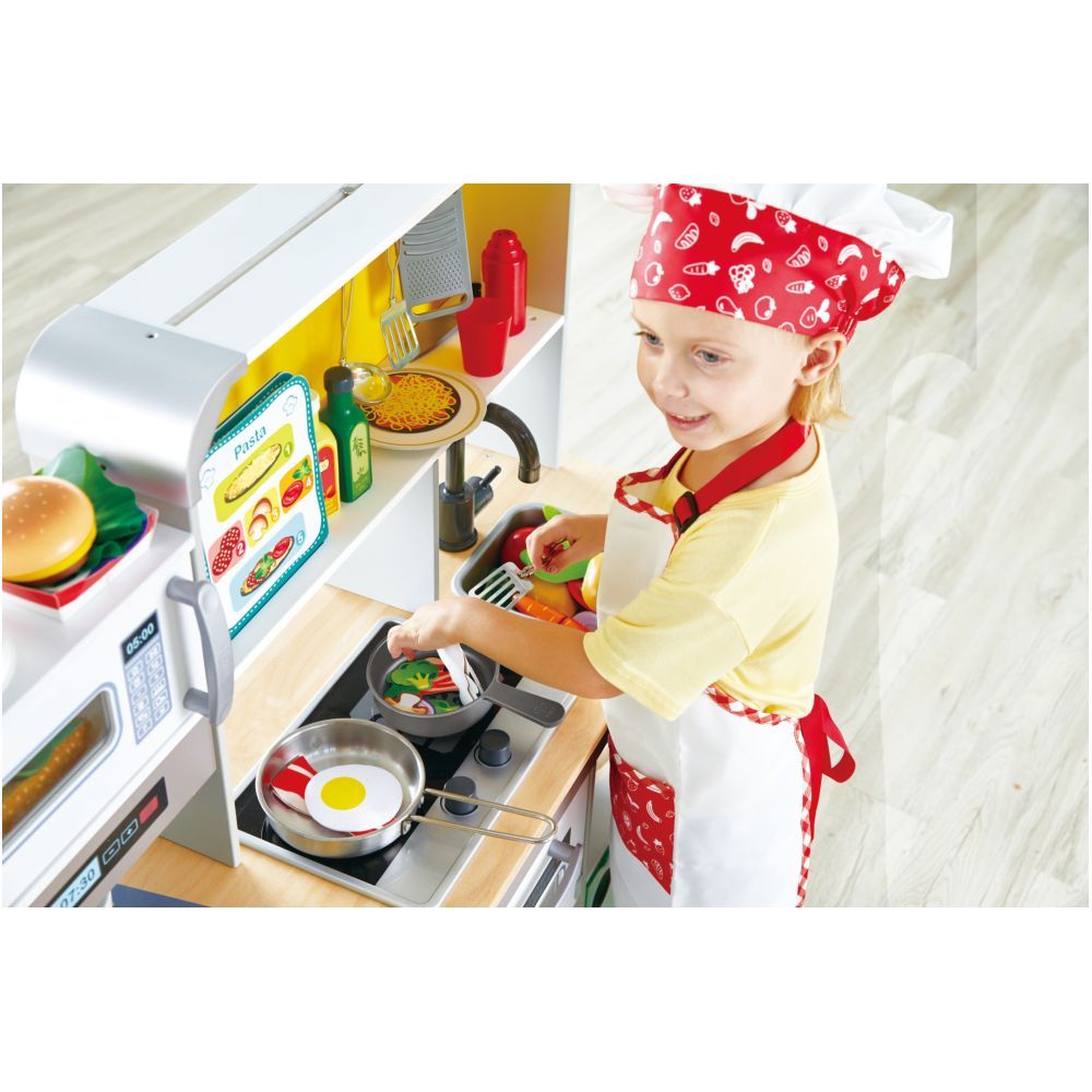 Hape - Deluxe Kitchen Playset W/ Fan Fryer