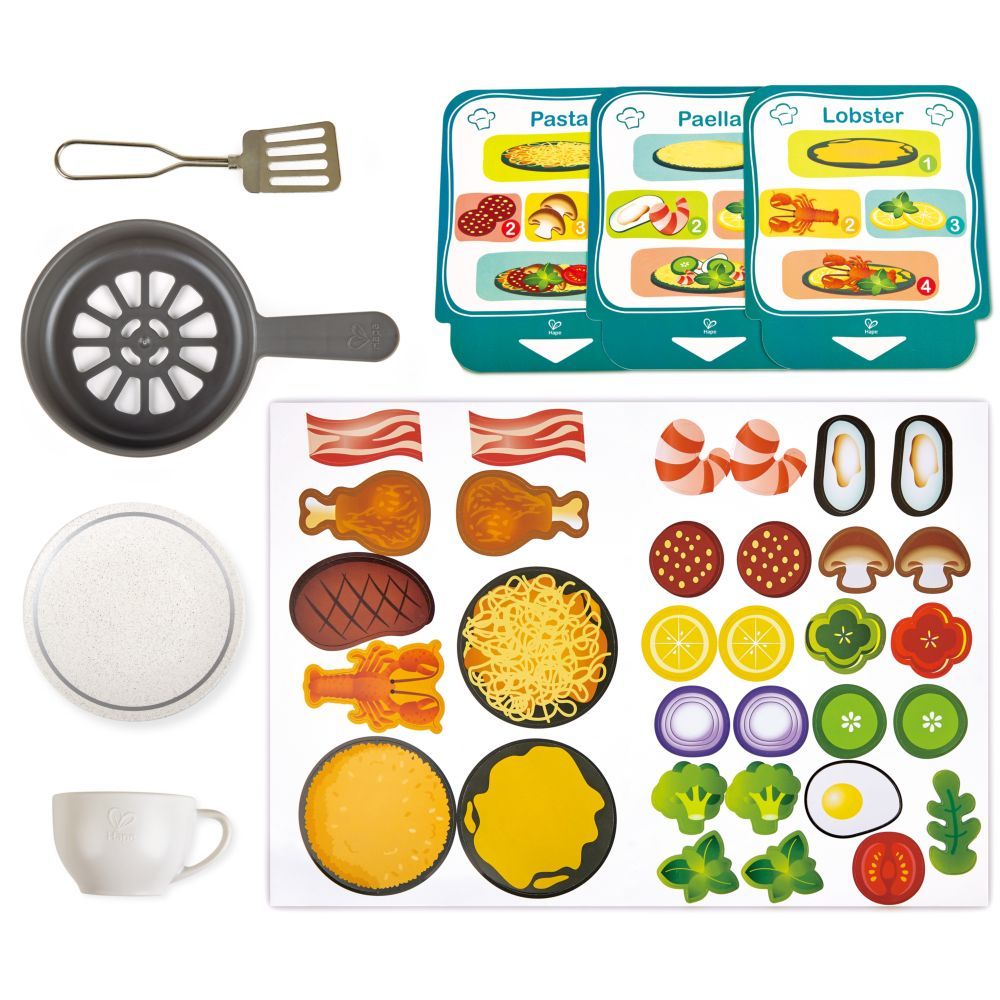 Hape - Deluxe Kitchen Playset W/ Fan Fryer