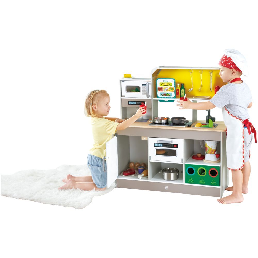 Hape - Deluxe Kitchen Playset W/ Fan Fryer