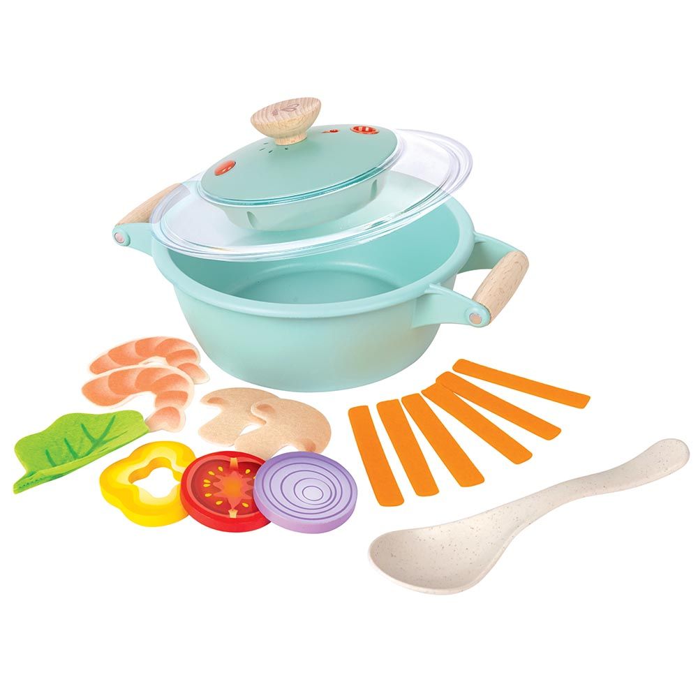 Hape - Little Chef Cooking & Steam Playset - 16pcs