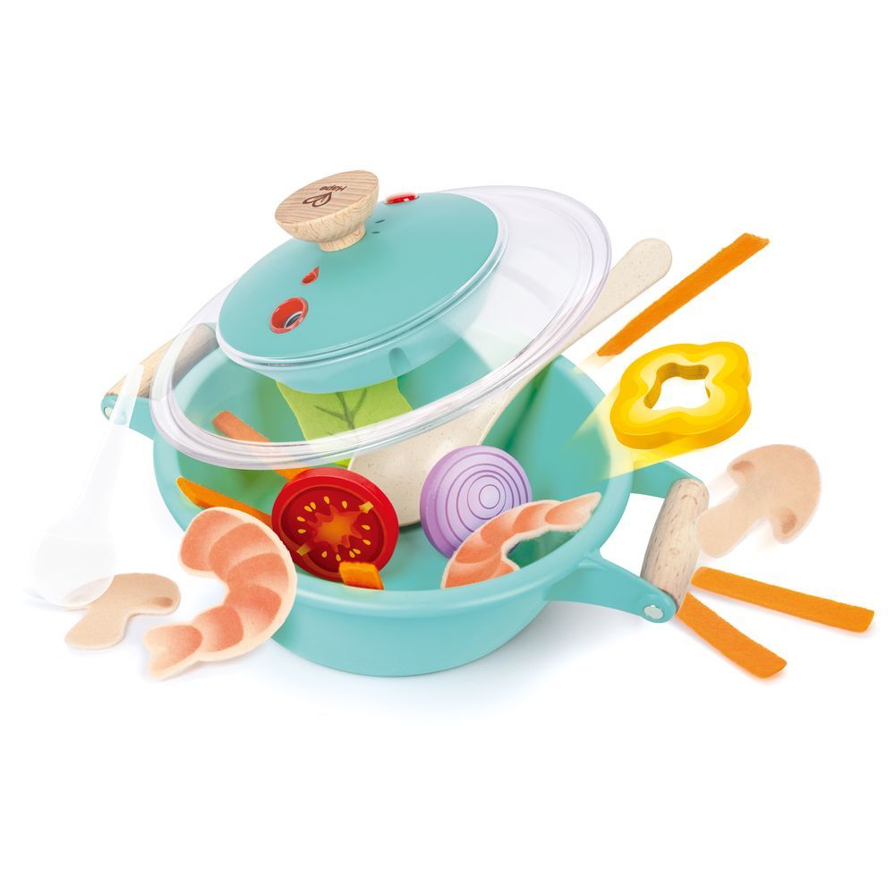 Hape - Little Chef Cooking & Steam Playset - 16pcs