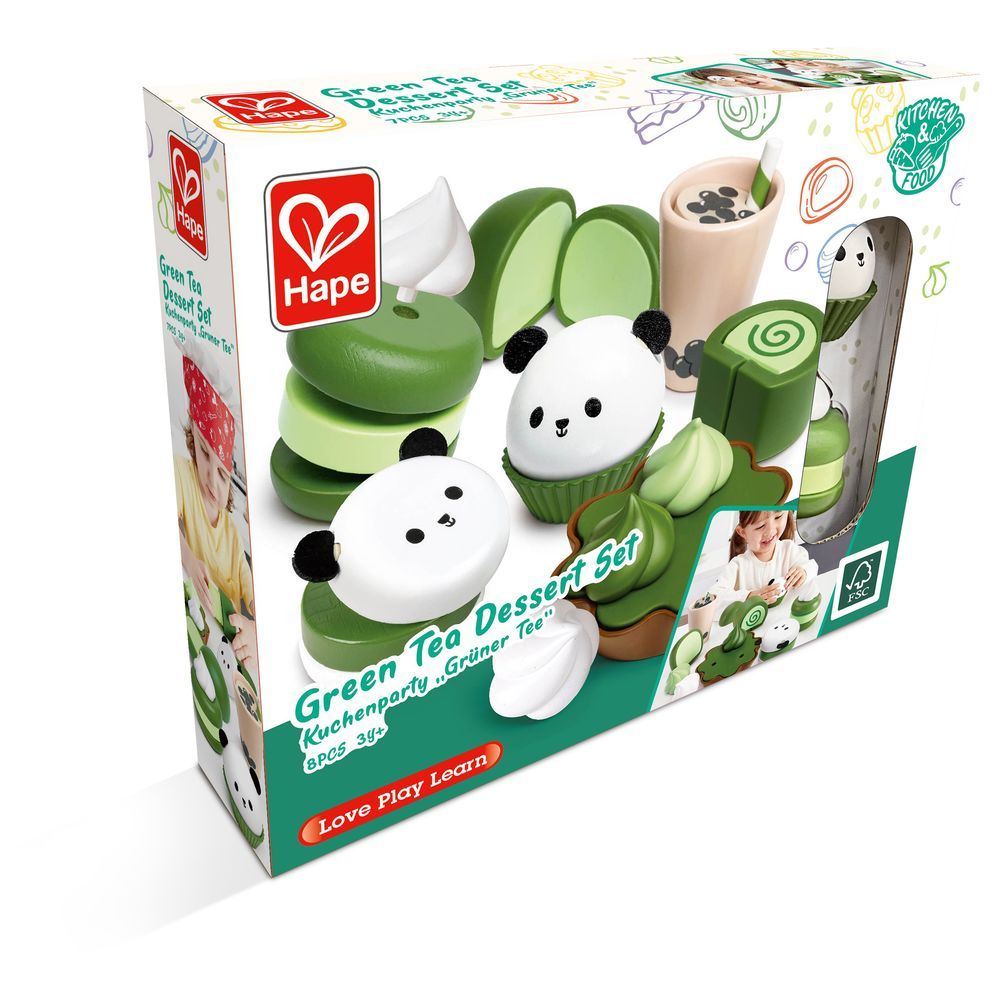 Hape - Green Tea Dessert Set - 8pcs