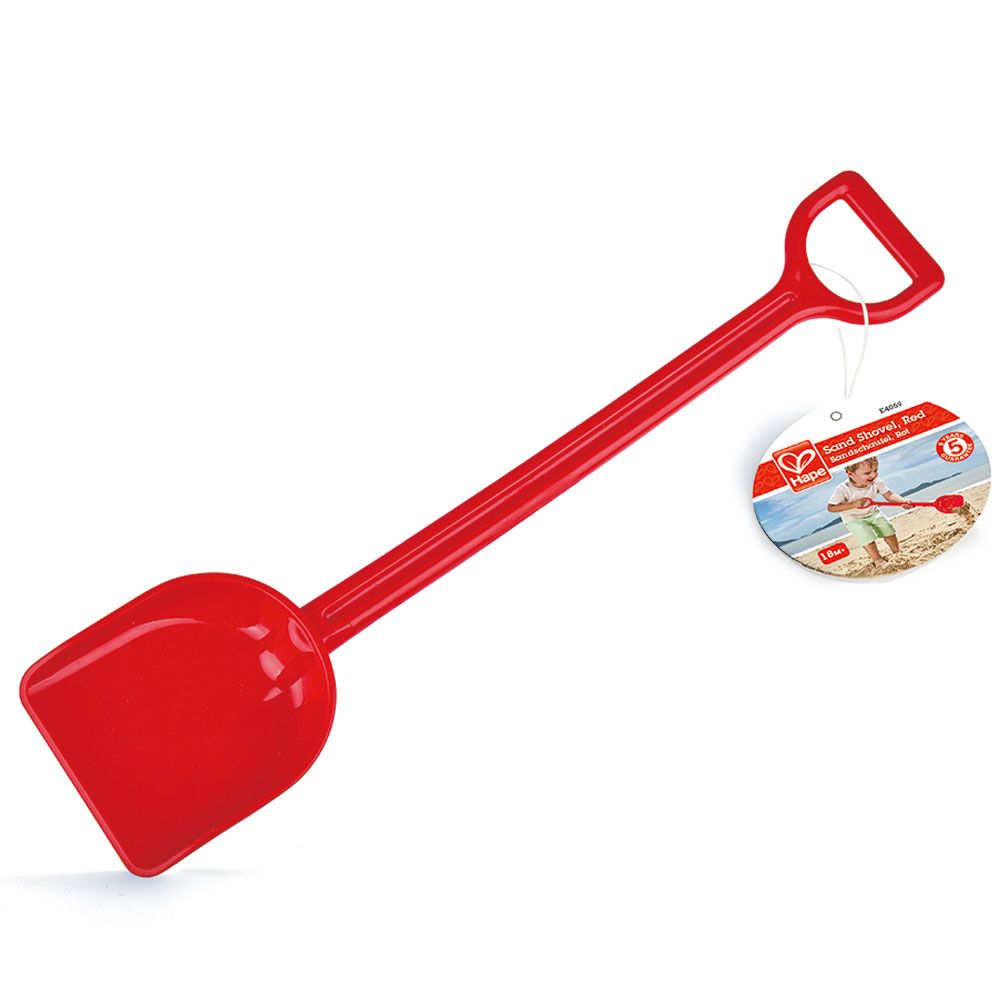 Hape - Mighty Shovel Sand & Beach Toy - Red