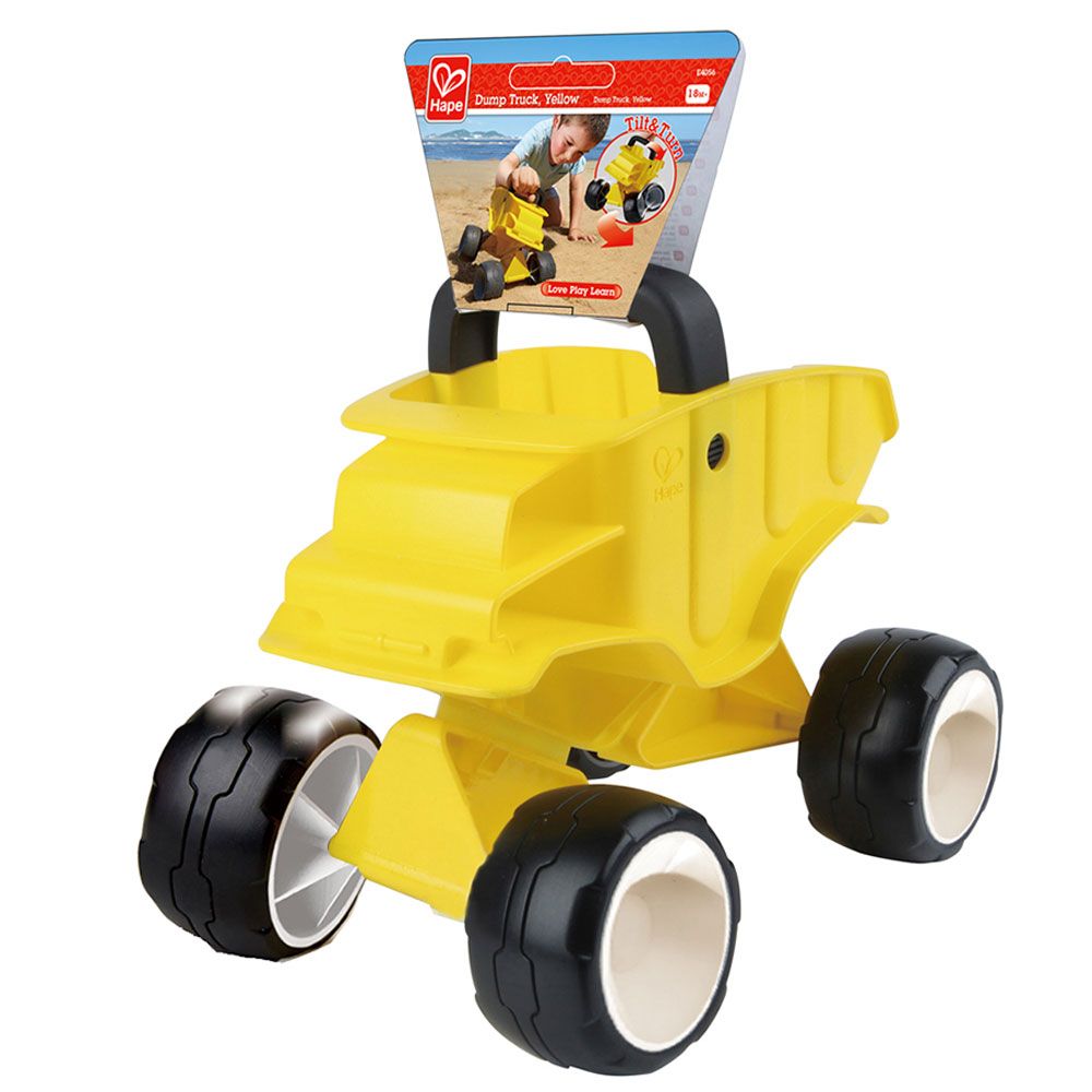 Hape - Dump Truck - Yellow