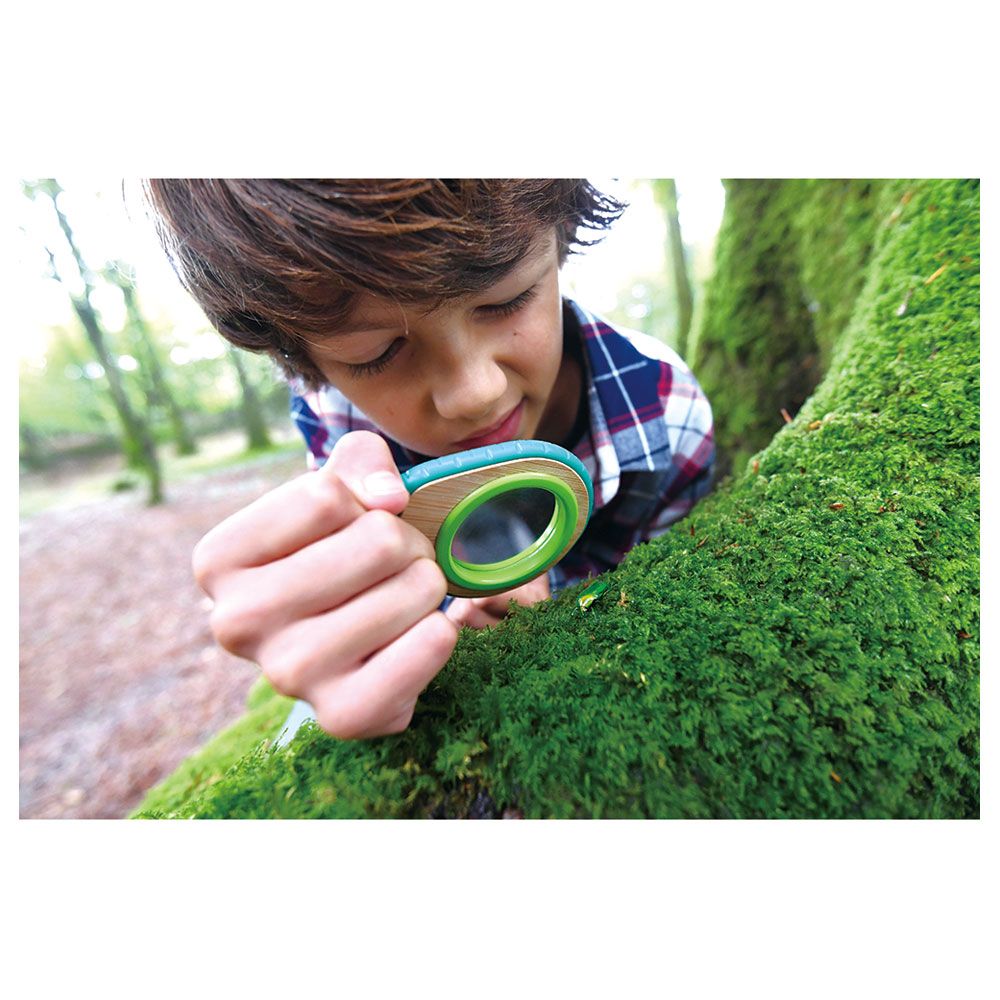 Hape - Nature Detective Bamboo Magnifying Glass & Whistle Set 