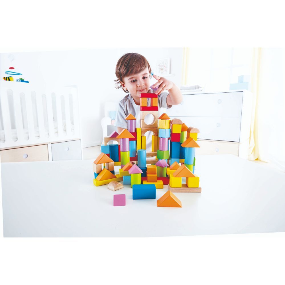 Hape - Wooden Wonderful Building Blocks Set - 101 pcs