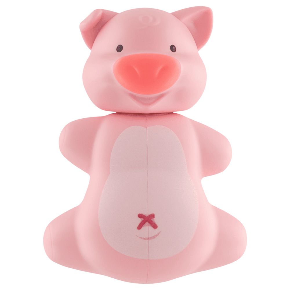 Flipper - Hygienic Toothbrush Holder w/ Suction Cup, Pig, 3Y+