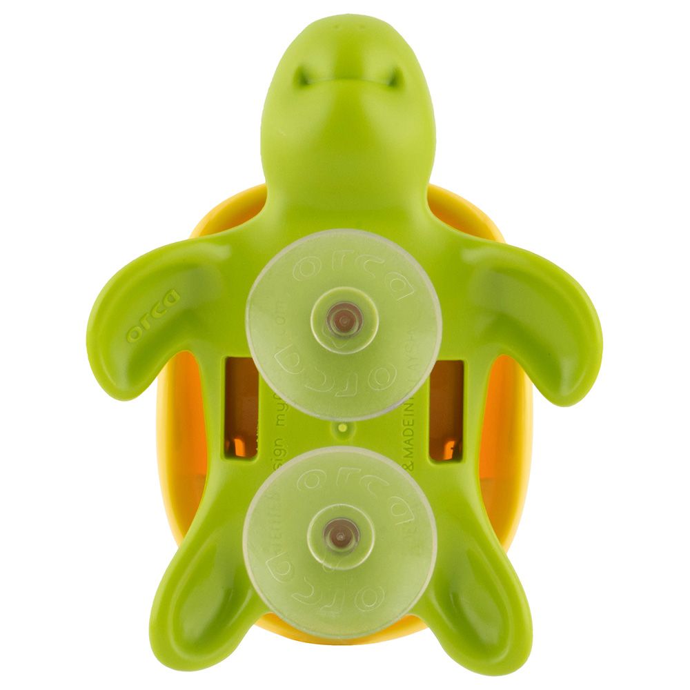 Flipper - Fun Animal Toothbrush W/ Holder for Kids - Turtle (Colour May Vary)