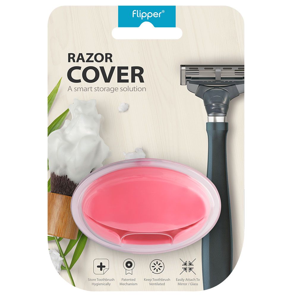 Flipper - Mizo Hygienic Razor Cover W/ Suction Cups - Pink 