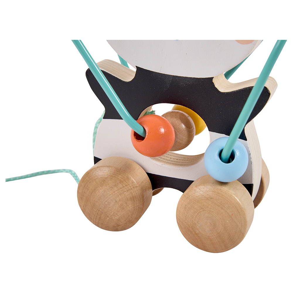 Eurekakids - Mini Looping Push & Pull Wooden Toy - Panda