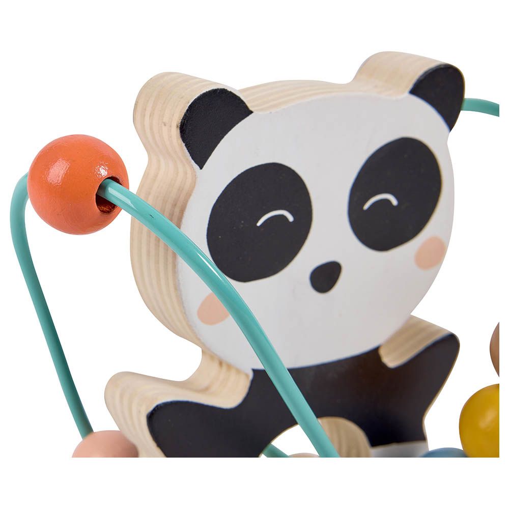 Eurekakids - Mini Looping Push & Pull Wooden Toy - Panda