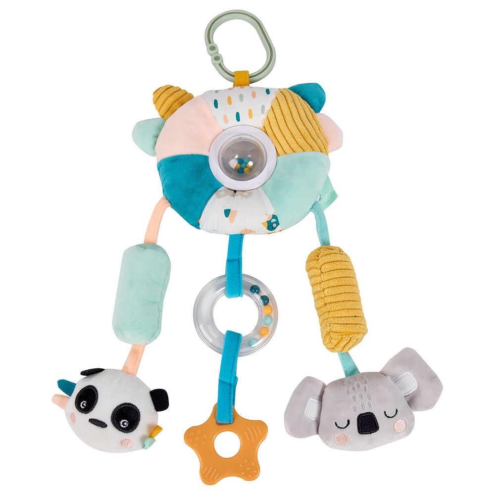 Eurekakids - Cucu Big Sensory Hanging Toy w/ Rattle & Teether