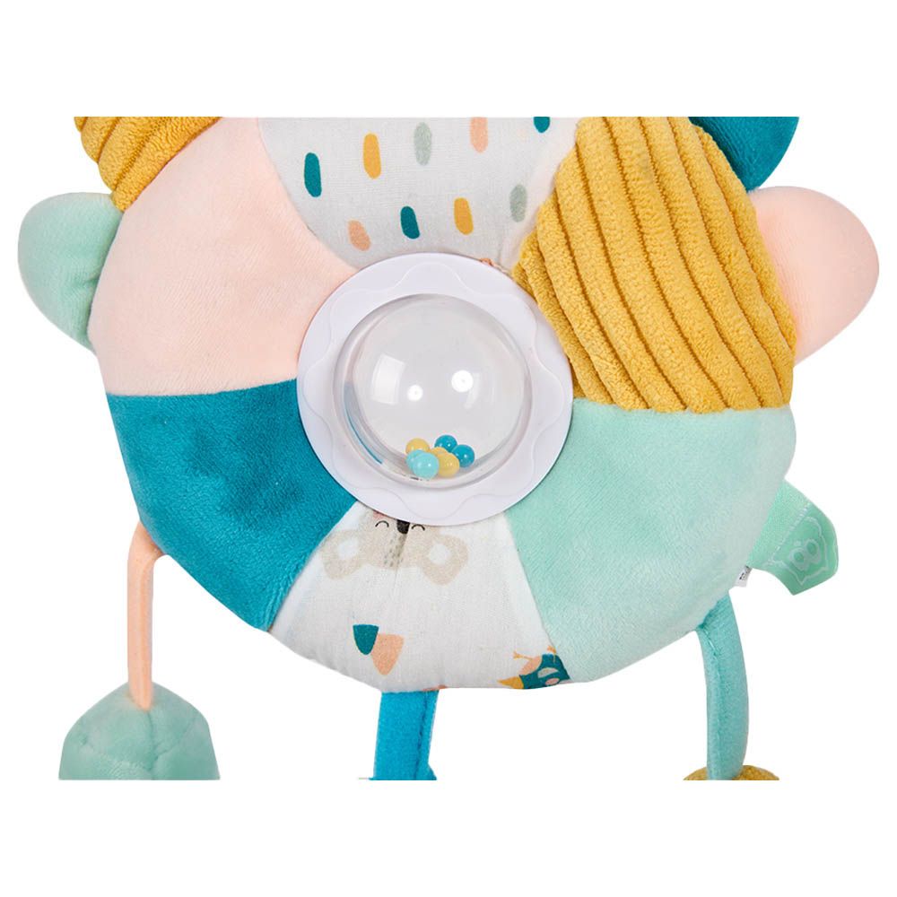 Eurekakids - Cucu Big Sensory Hanging Toy w/ Rattle & Teether