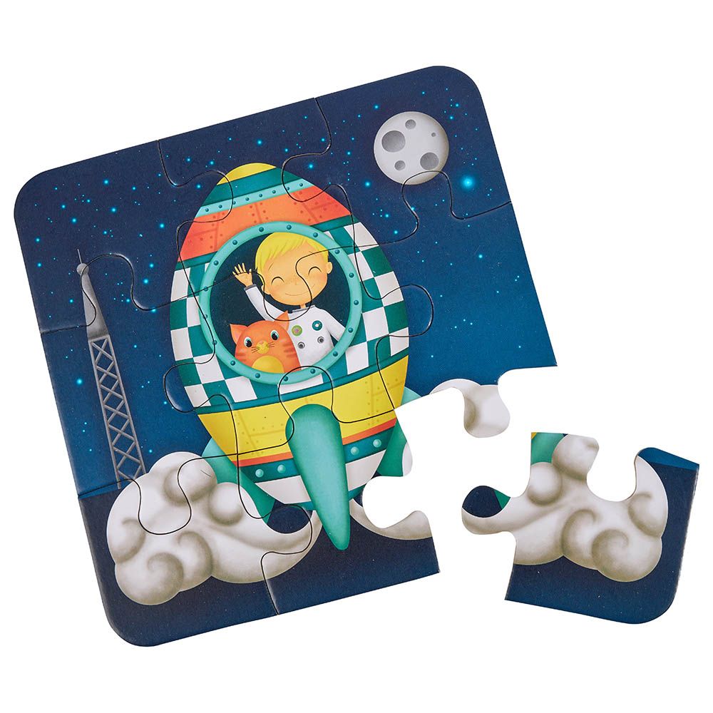 Eurekakids - Astronaut Evolutive Puzzles - 4pc-Set