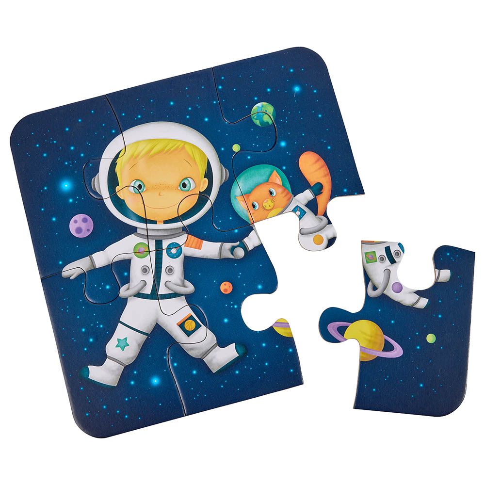 Eurekakids - Astronaut Evolutive Puzzles - 4pc-Set