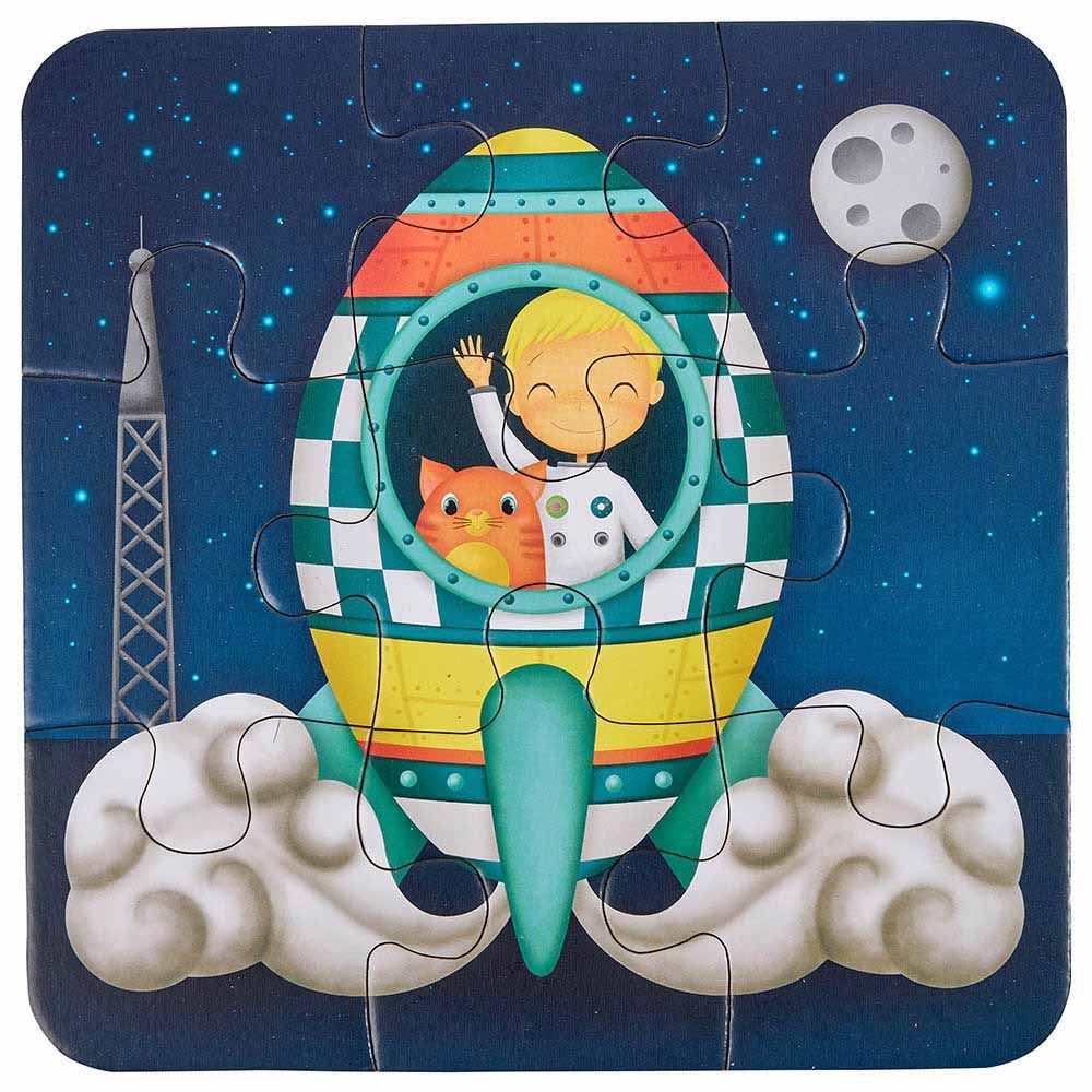 Eurekakids - Astronaut Evolutive Puzzles - 4pc-Set