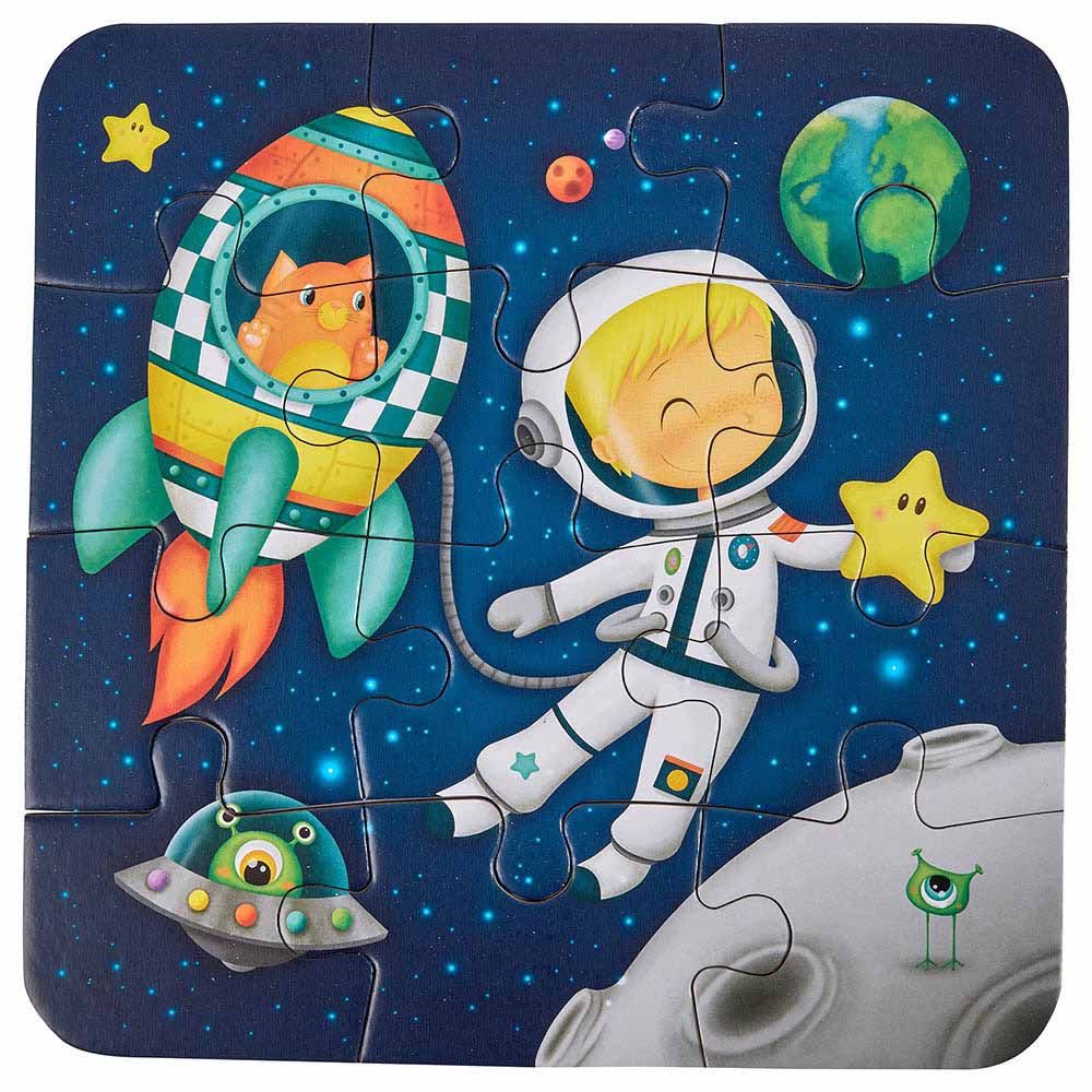 Eurekakids - Astronaut Evolutive Puzzles - 4pc-Set