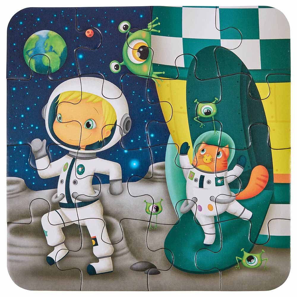 Eurekakids - Astronaut Evolutive Puzzles - 4pc-Set