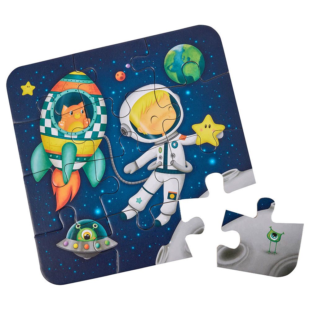 Eurekakids - Astronaut Evolutive Puzzles - 4pc-Set