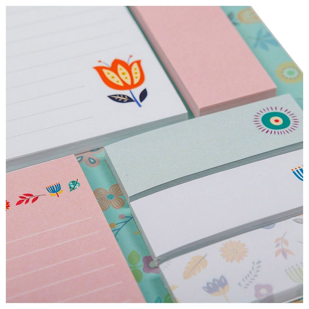 Eurekakids - Flowers Post-It Sticky Stationery Notes