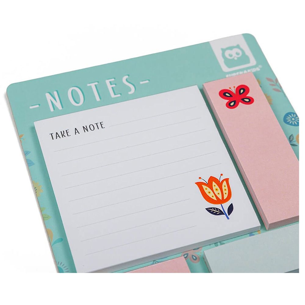 Eurekakids - Flowers Post-It Sticky Stationery Notes