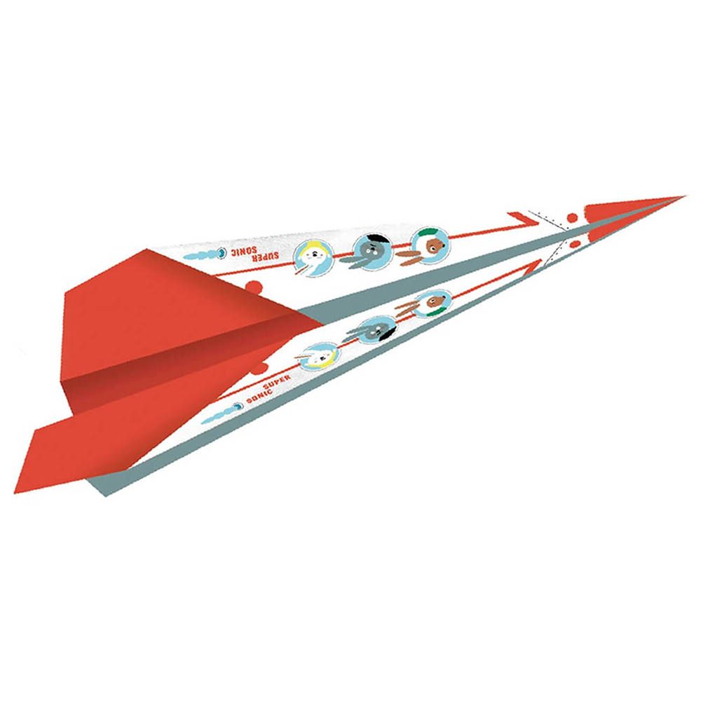 Eurekakids - Origami Aeroplanes Kit w/ 20 Sheets