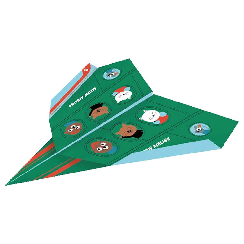 Eurekakids - Origami Aeroplanes Kit w/ 20 Sheets