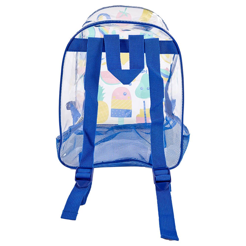 Eurekakids - Kids Beach Backpack - 10-Inch - Blue