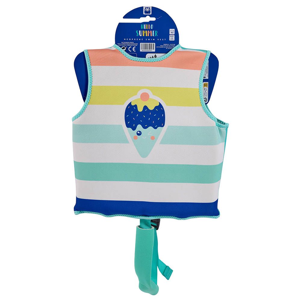 Eurekakids - Neoprene Kids Adjustable Swim Vest - 3-6Y