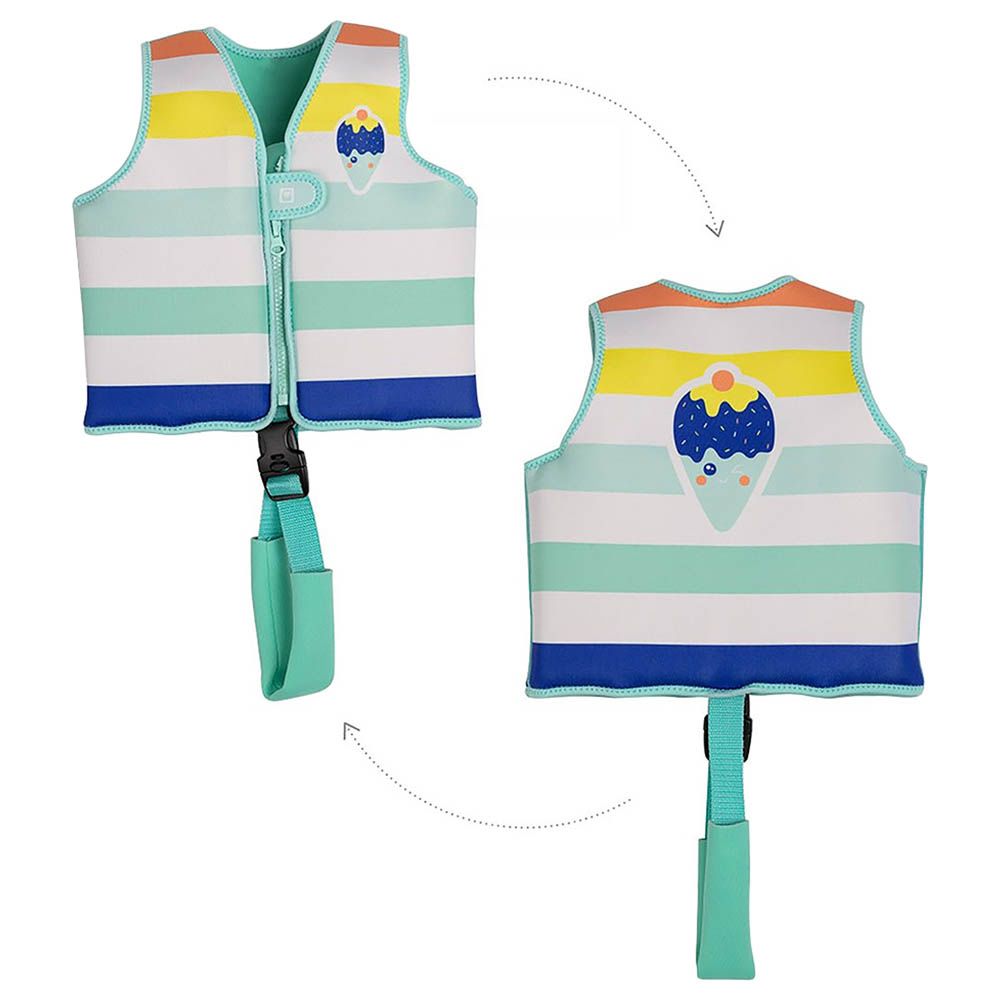 Eurekakids - Neoprene Kids Adjustable Swim Vest - 3-6Y