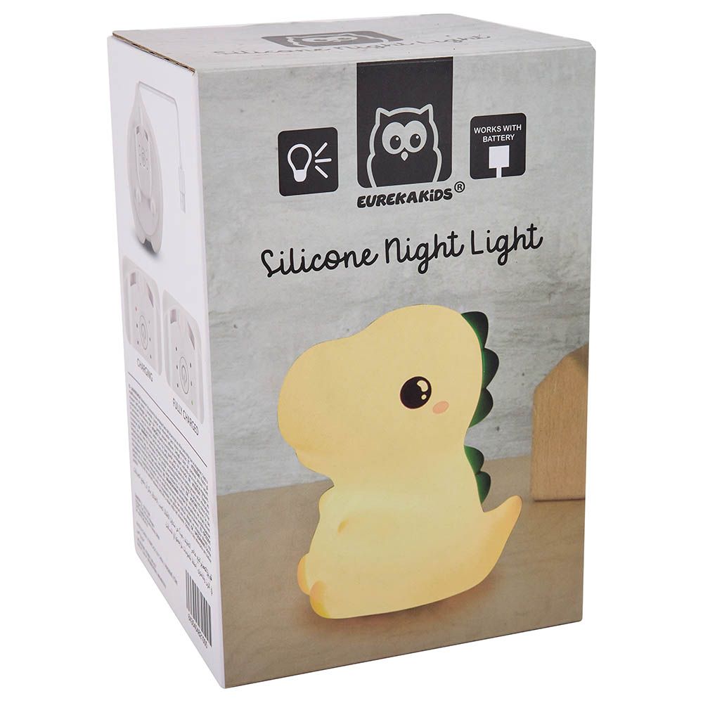 Eurekakids - Silicone Night Light - Dinosaur