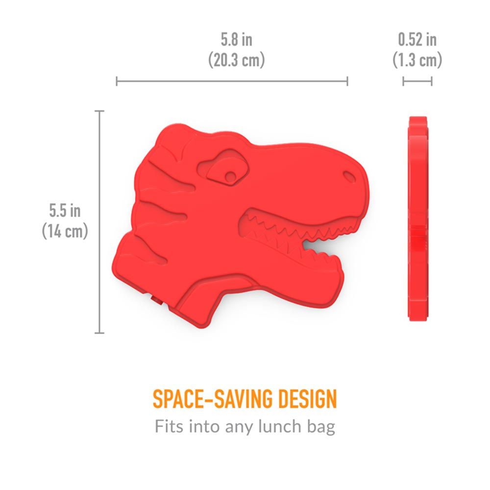 بينتغو - كمادة ثلج باديز قابلة لإعادة الاستخدام - ديناصور - عدد 4