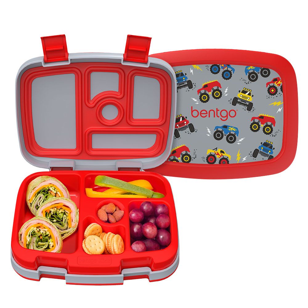 Bentgo - Kids Prints Lunchbox & Lunchbag - Trucks