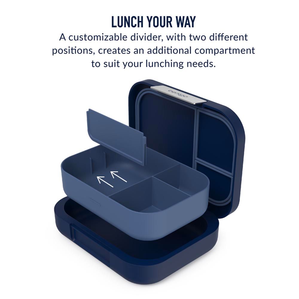 Bentgo - 4 Compartments Modern Adult Lunchbox 850 mL - Navy