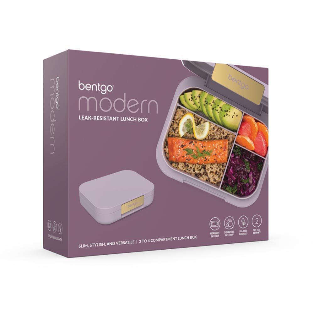 Bentgo - 4 Compartments Modern Adult Lunchbox 850 mL - Orchid